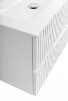 Тумба с раковиной Cezares Duet 80 bianco lucido, раковина Cezares CZR-8073-80