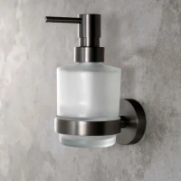 Дозатор Bemeta Graphit 156109102 metalic gray matt Дозатор Bemeta Graphit 156109102 metalic gray matt