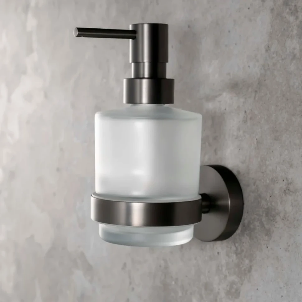Дозатор Bemeta Graphit 156109102 metalic gray matt