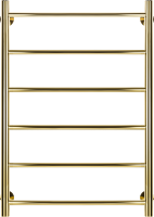 Полотенцесушитель водяной Secado Триада 1 50x80 80x55 см, золотой глянцевый, лесенка
