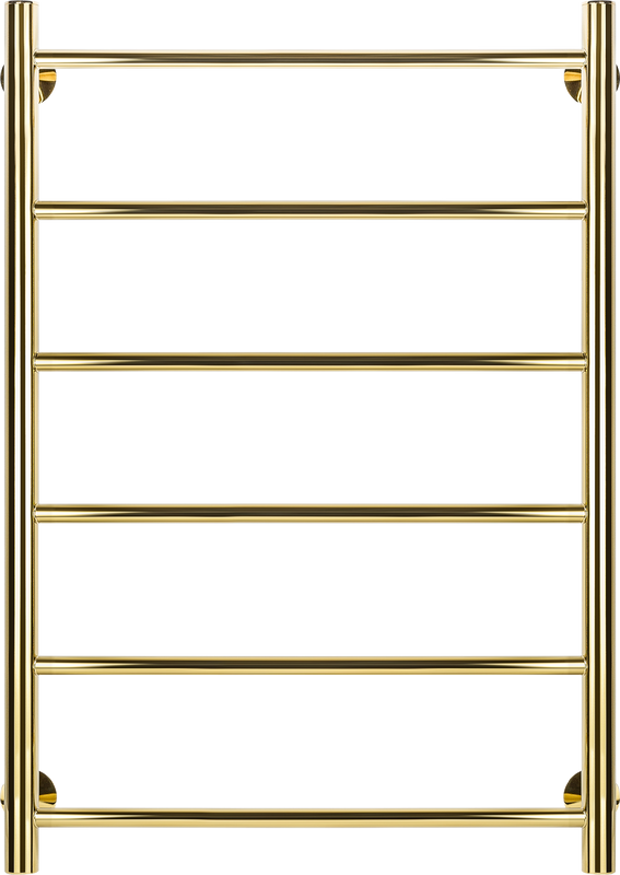 Полотенцесушитель водяной Secado Триада 1 50x80 80x55 см, золотой глянцевый, лесенка
