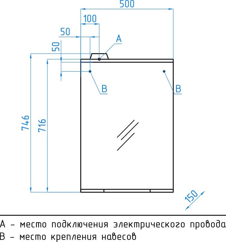 Мебель для ванной комнаты Style Line Эко Стандарт №9 50 белая
