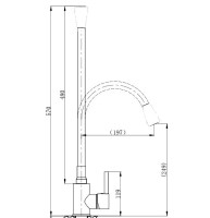 Смеситель для кухни BOCH MANN Mia B BM10421 черный