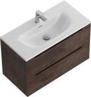 Мебель для ванной комнаты BelBagno Etna 39 80 rovere moro, раковина BB-8099-3-80
