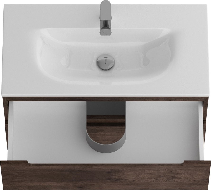 Мебель для ванной комнаты BelBagno Etna 39 80 rovere moro, раковина BB-8099-3-80