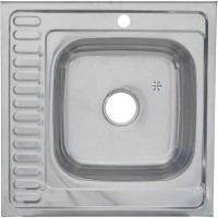 Мойка кухонная Melana 6060 R 0,6/160 серебристая