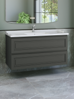 Тумба с раковиной Caprigo Wales 120 графит