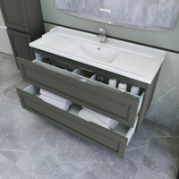 Тумба с раковиной Caprigo Wales 120 графит