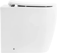 Унитаз приставной напольный BelBagno Marino BB105CBR безободковый, крышка BB2031SC с микролифтом