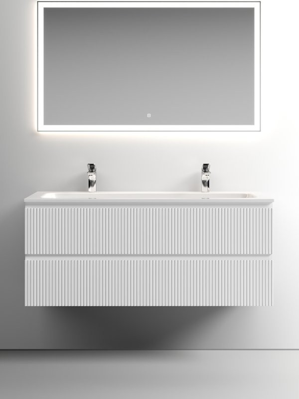 Мебель для ванной комнаты Sancos Snob T 120 см, bianco, раковина CN7016