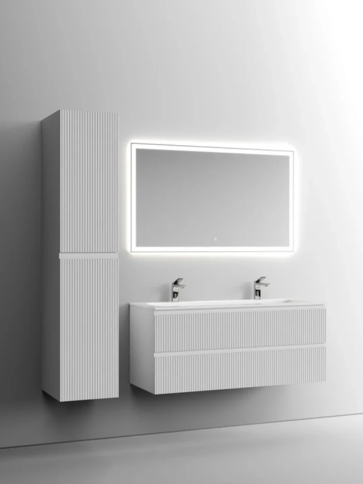 Мебель для ванной комнаты Sancos Snob T 120 см, bianco, раковина CN7016