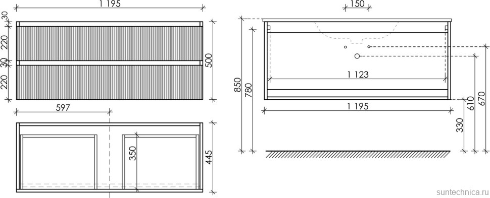 Мебель для ванной комнаты Sancos Snob T 120 см, bianco, раковина CN7016