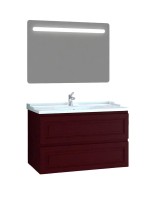 Мебель для ванной комнаты Caprigo Wales Смальти 100 бордовая
