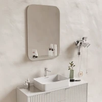 Зеркало MIXLINE "Адель" 550*800 (ШВ) с полкой НОВИНКА