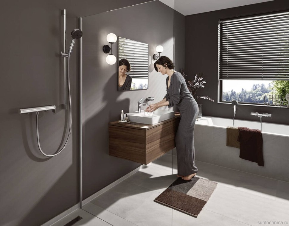 Набор Мыльница Hansgrohe AddStoris 41746000 хром + Стакан 41749000 хром