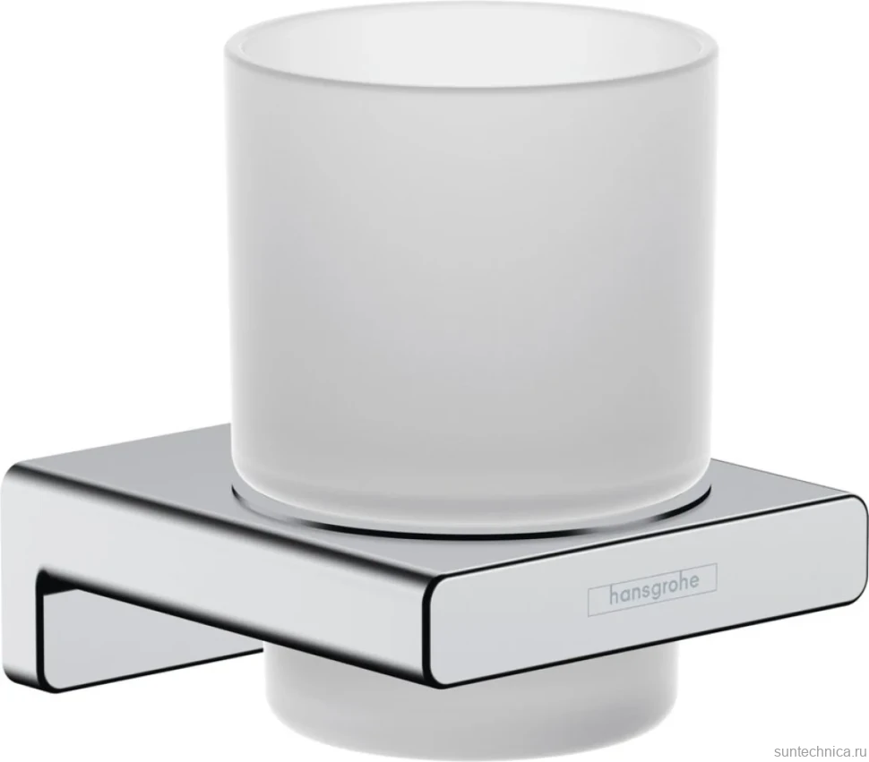 Набор Мыльница Hansgrohe AddStoris 41746000 хром + Стакан 41749000 хром