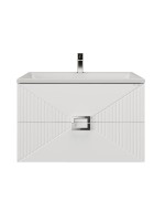 Тумба с раковиной Grossman Луксор 60 матовая белая