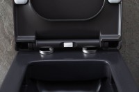 Унитаз подвесной Allen Brau Infinity 4.21011.AN безободковый, с микролифтом, антрацит