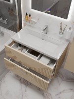 Мебель для ванной комнаты Grossman Луксор 80 матовая бежевая