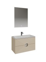Мебель для ванной комнаты Grossman Луксор 80 матовая бежевая