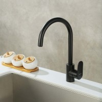 Смеситель для кухни AQUATEK Ника AQ1882MB черный матовый