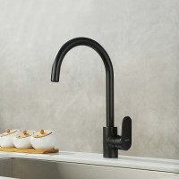 Смеситель для кухни AQUATEK Ника AQ1882MB черный матовый