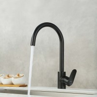 Смеситель для кухни AQUATEK Ника AQ1882MB черный матовый