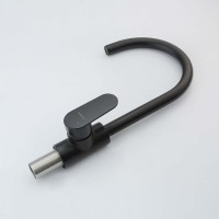 Смеситель для кухни AQUATEK Ника AQ1882MB черный матовый