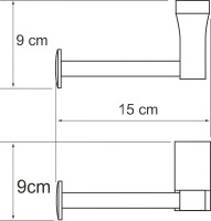 Держатель туалетной бумаги Wasserkraft Abens K-3296