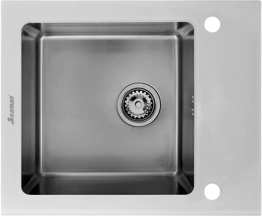 Мойка кухонная Seaman Eco Glass SMG-610W