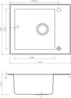 Мойка кухонная Seaman Eco Glass SMG-610W Мойка кухонная Seaman Eco Glass SMG-610W