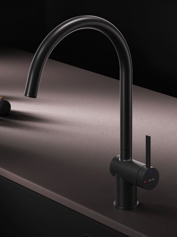 Смеситель для кухни AM.PM Func F8F07022 черный матовый