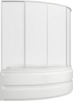 Шторка на ванну Bas Сагра, 4 ств., пластик