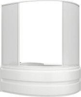 Шторка на ванну Bas Сагра, 4 ств., пластик