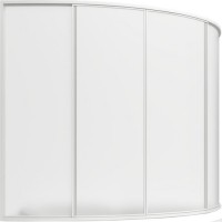 Шторка на ванну Bas Сагра, 4 ств., пластик