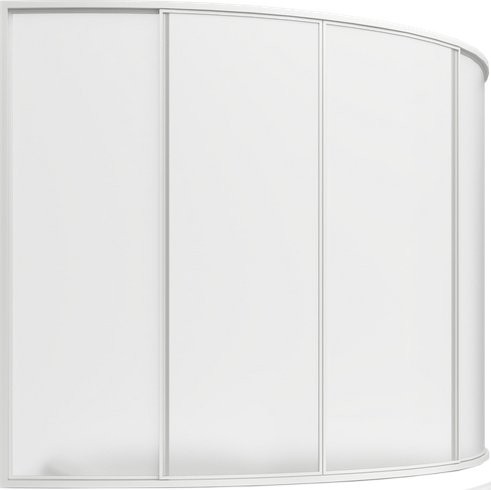 Шторка на ванну Bas Сагра, 4 ств., пластик