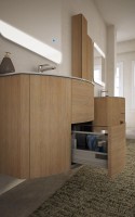 Мебель для ванной комнаты Cezares Eden 120 rovere tabacco, раковина 50178