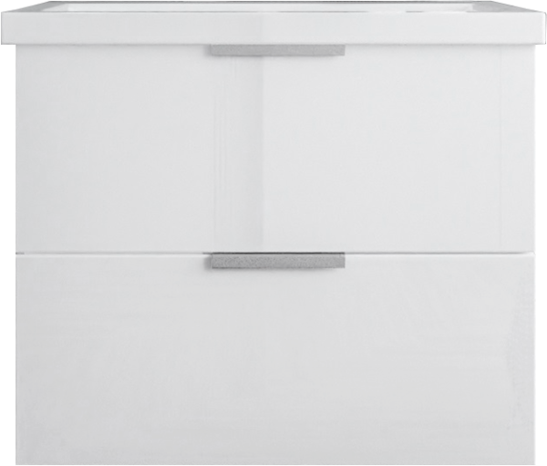 Тумба под раковину Бриклаер Хелена 80 белый глянец