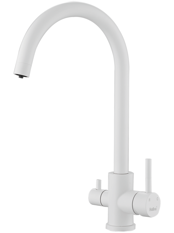 Смеситель для кухни Haiba HB43828-8 белый