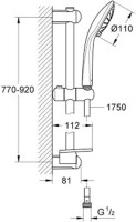 Душевой гарнитур Grohe Euphoria 110 Duo 27225001