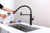 Смеситель для кухни Paulmark Ganymede Ga213199-AN с гибким изливом, антрацит