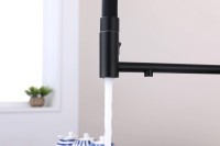 Смеситель для кухни Paulmark Ganymede Ga213199-AN с гибким изливом, антрацит