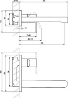 Смеситель для раковины Ravak Puri X070146 нержавеющая сталь Смеситель для раковины Ravak Puri X070146 нержавеющая сталь