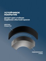 Смеситель для ванны с душем РМС SUS124BL-009E матовый черный