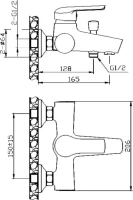 Душевая стойка Orange Tony Tony M54-933cr Душевая стойка Orange Tony Tony M54-933cr