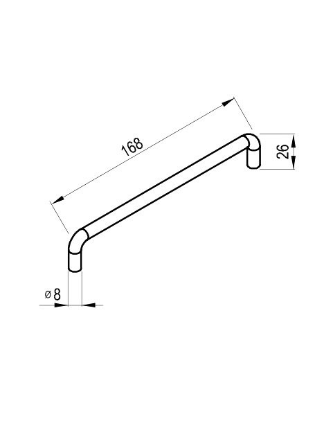 Тумба под раковину без столешницы Ravak Balance II SD 50 глянцевая белая, ручки черные