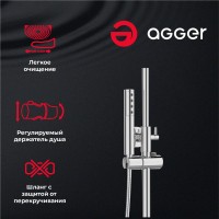Душевая стойка Agger Slim Slim A2291200