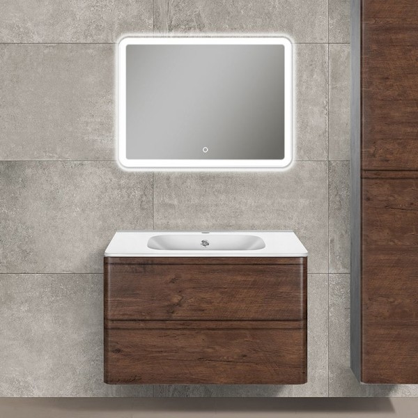 Мебель для ванной комнаты Vincea Vico 80 темный дуб