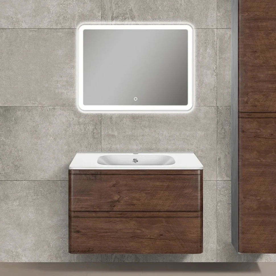 Мебель для ванной комнаты Vincea Vico 80 темный дуб