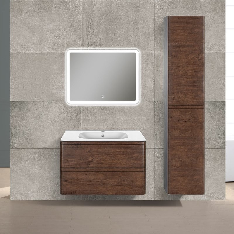 Мебель для ванной комнаты Vincea Vico 80 темный дуб